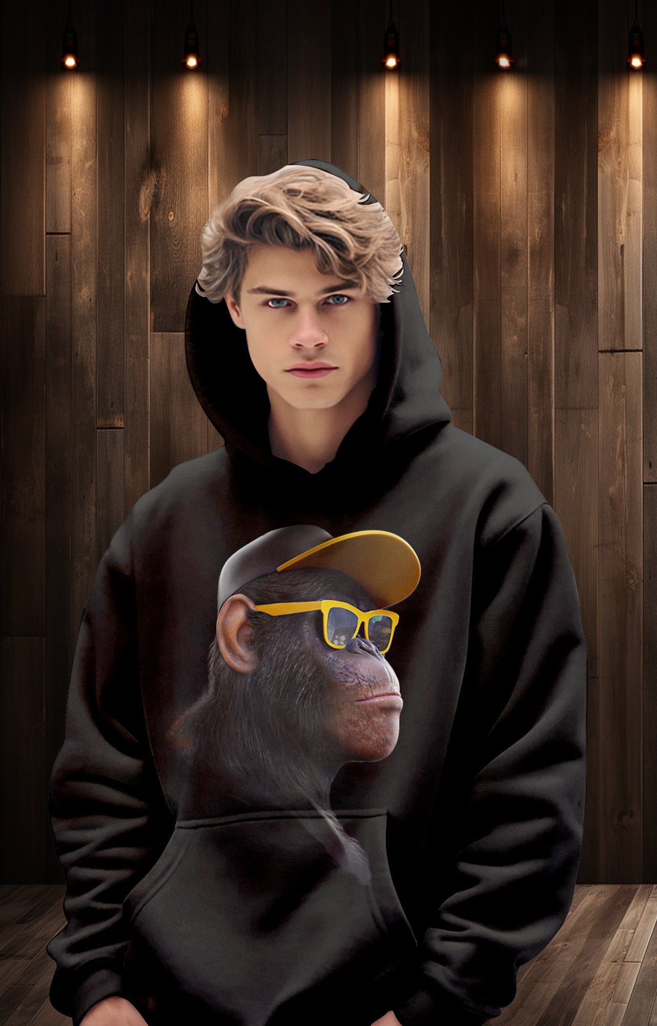 Monkey man hoodie best sale